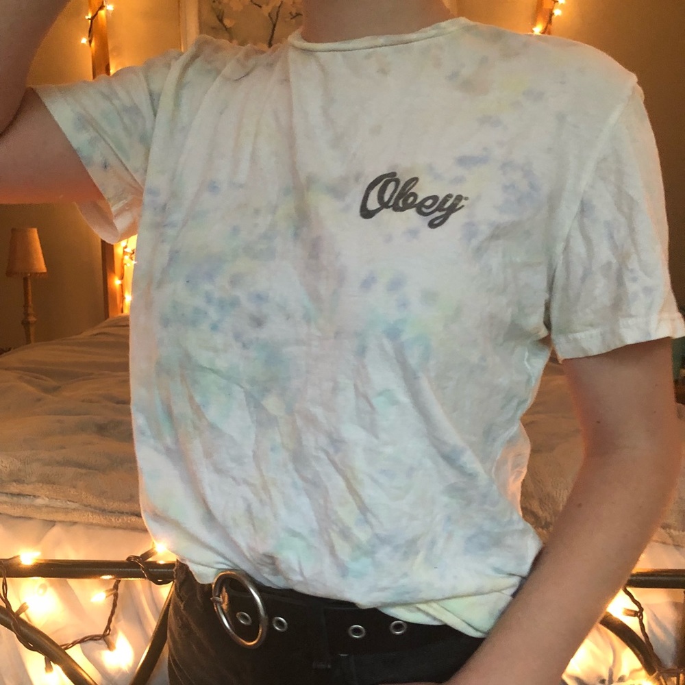 Obey tie dye T-shirt